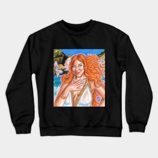 Aphrodite in Cyprus from "Aphrodite Love Myths" Crewneck Sweatshirt